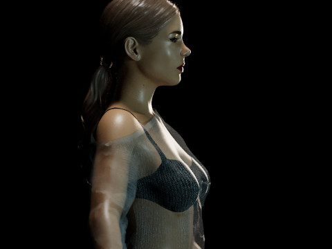 Lea Seydoux 3D Модель