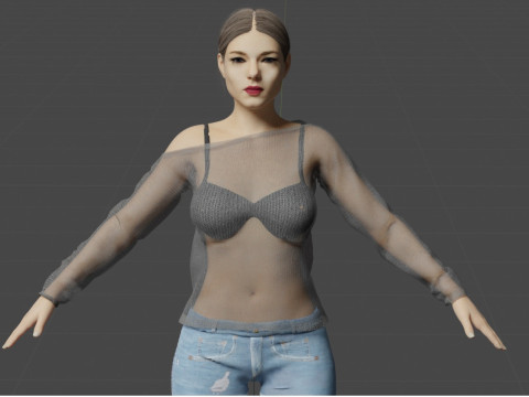 Lea Seydoux 3D Модель