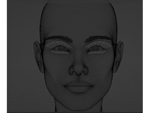 Michelle Dockery Modello 3D