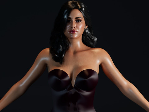 Natalie Martinez 3D Модель