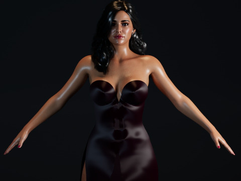 Natalie Martinez 3D Модель