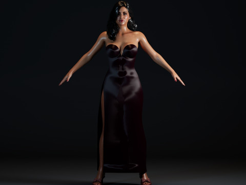 Natalie Martinez 3D Модель