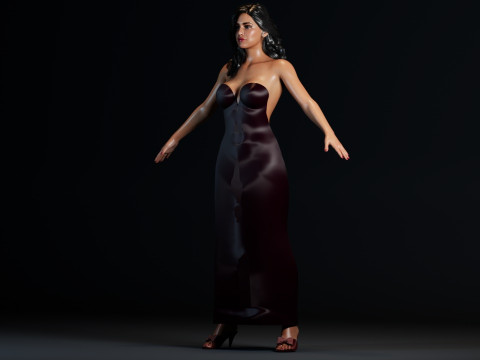 Natalie Martinez 3D Модель