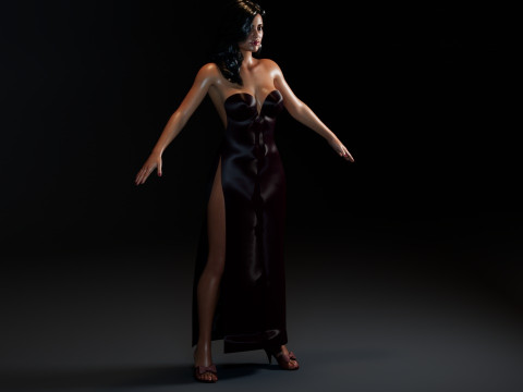 Natalie Martinez 3D Модель