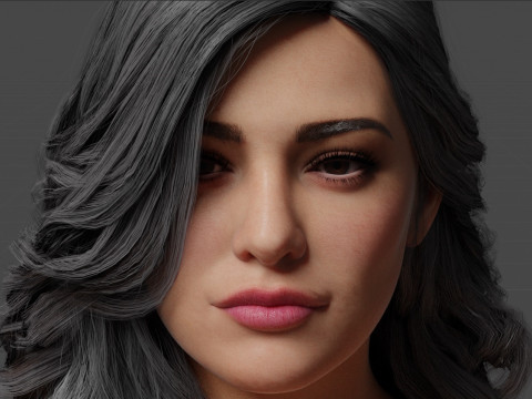 Natalie Martinez 3D Модель
