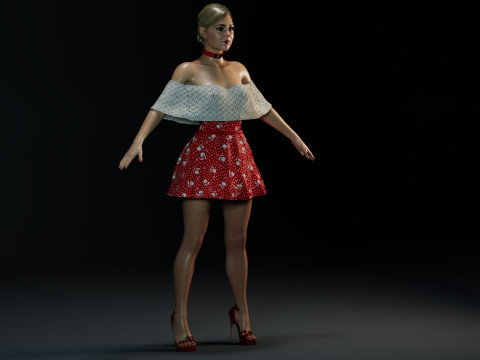 Anna Sophia 3D Модель
