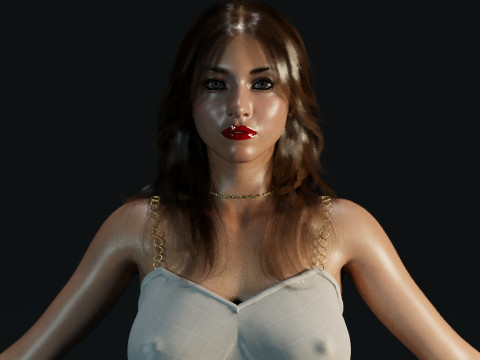 Sydney Sweeney 3D Model