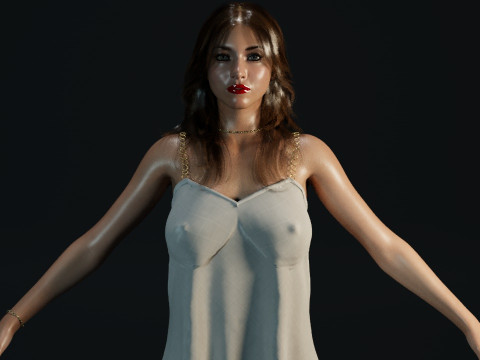 Sydney Sweeney 3D Model