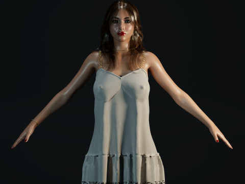 Sydney Sweeney 3D Model