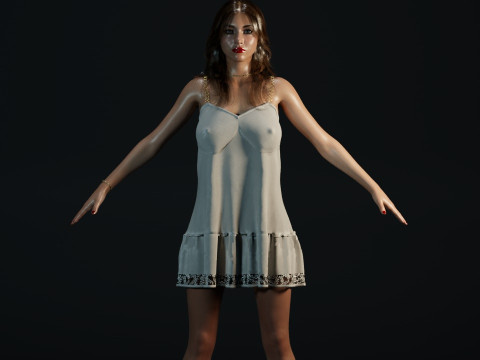 Sydney Sweeney 3D Model