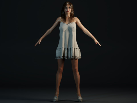 Sydney Sweeney 3D Model