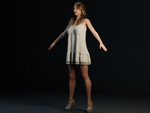 Sydney Sweeney 3D Model