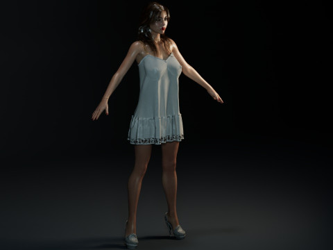 Sydney Sweeney 3D Model