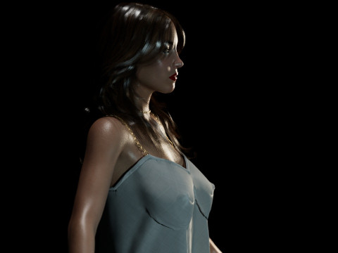 Sydney Sweeney 3D Model
