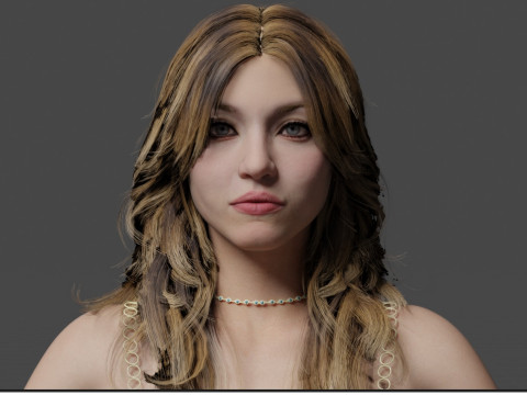 Sydney Sweeney 3D Model