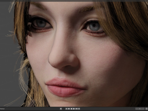Sydney Sweeney 3D Model