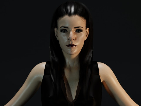 Anna Silk 3D Model