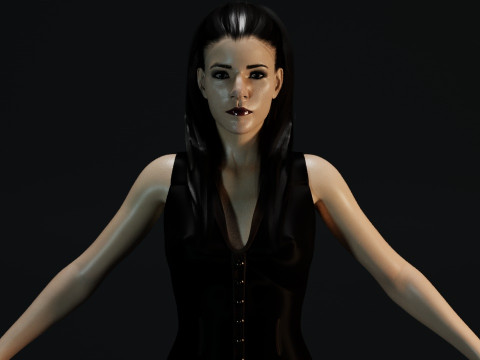 Anna Silk 3D Model