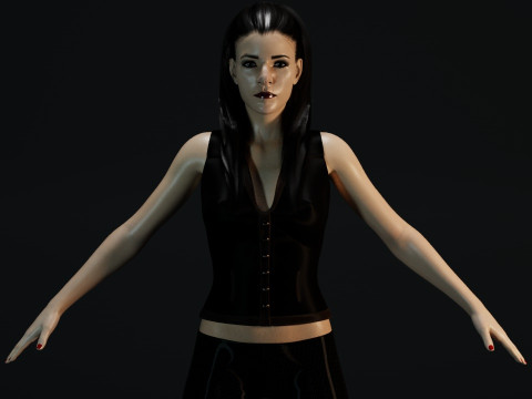 Anna Silk 3D Model