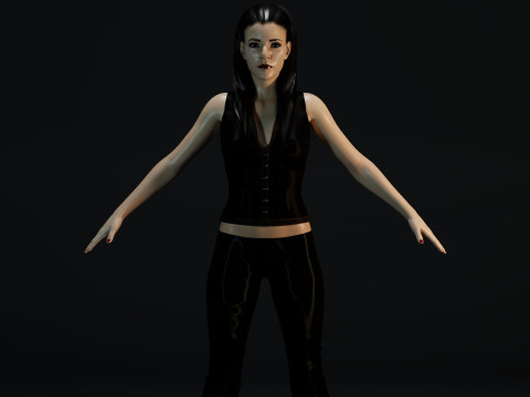 Anna Silk 3D Model