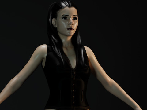 Anna Silk 3D Model