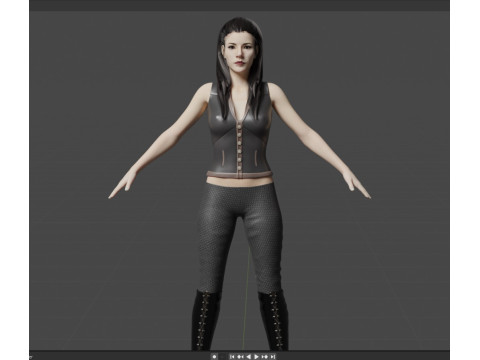 Anna Silk 3D Model