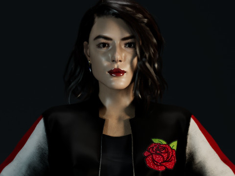 Chloe Bennet 3D-Modell