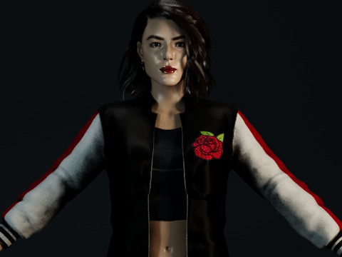 Chloe Bennet 3D-Modell