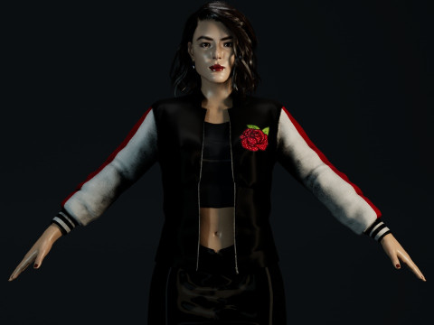 Chloe Bennet 3D-Modell