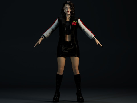 Chloe Bennet 3D-Modell