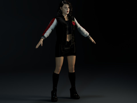 Chloe Bennet 3D-Modell