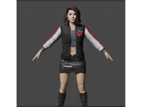 Chloe Bennet 3D-Modell