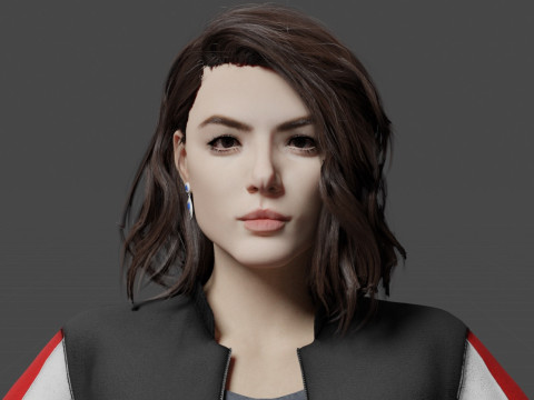 Chloe Bennet 3D-Modell