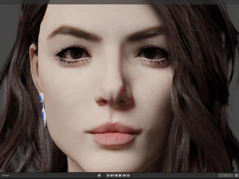 Chloe Bennet 3D-Modell