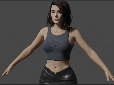 Chloe Bennet 3D-Modell
