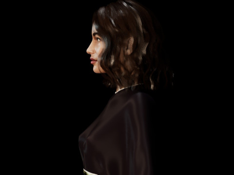 Olga Kurylenko 3D Model