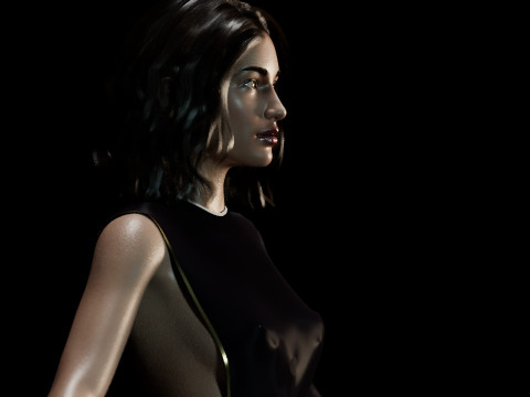 Olga Kurylenko 3D Model