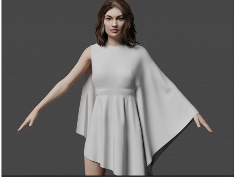 Olga Kurylenko 3D Model