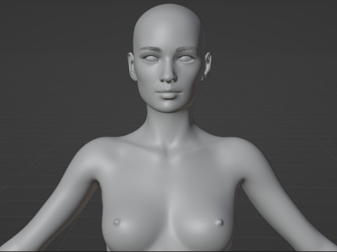 Olga Kurylenko 3D Model