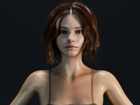 Emma Myers 3D Model