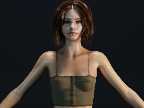 Emma Myers 3D Model