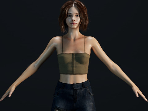 Emma Myers 3D Model