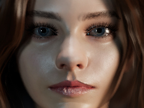 Emma Myers 3D Model
