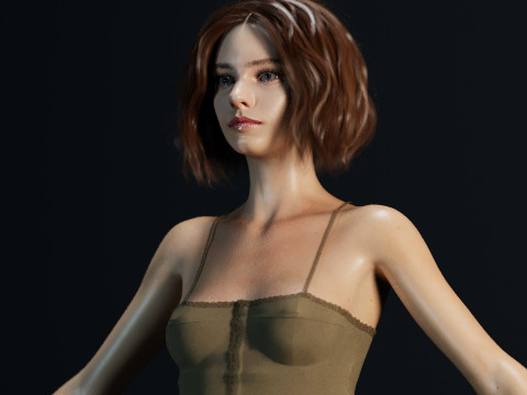 Emma Myers 3D Model