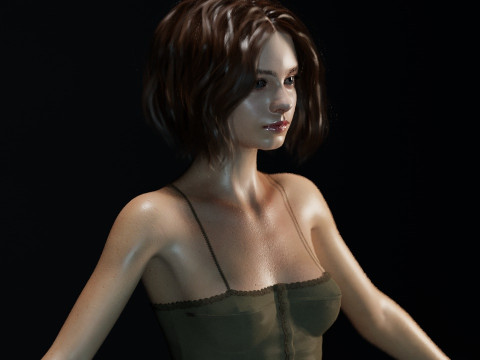 Emma Myers 3D Model