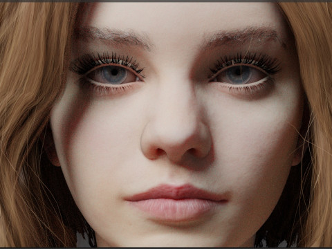 Emma Myers 3D Model