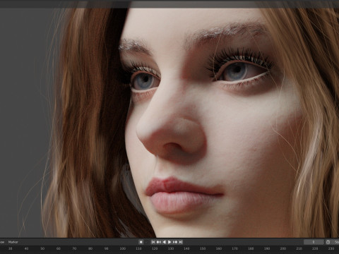 Emma Myers 3D Model