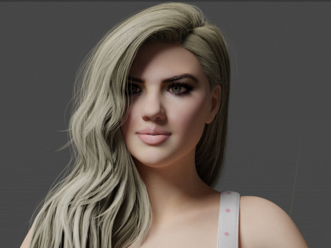 Kate Upton 3D Model