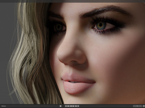 Kate Upton Modello 3D
