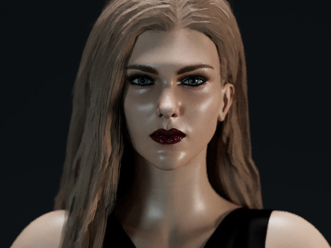 Lily Rabe 3Dモデル